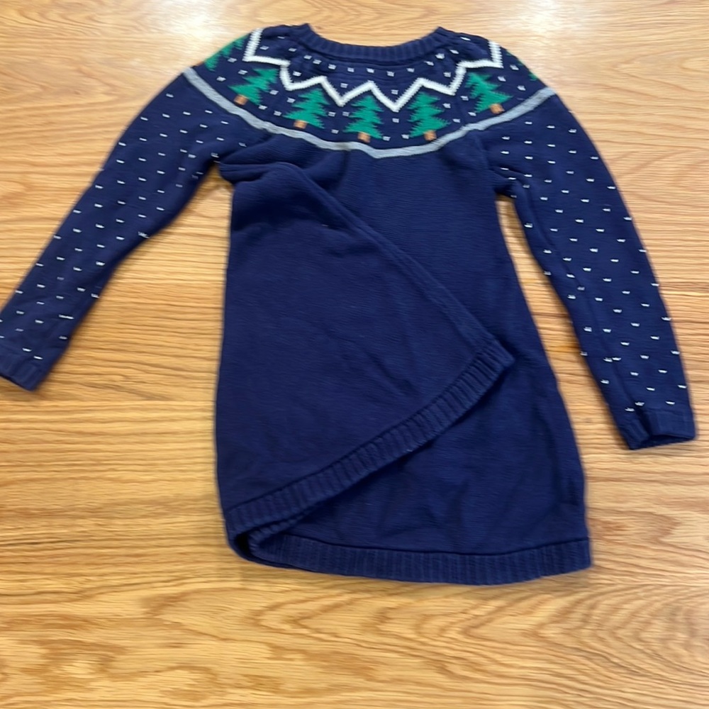 Festive holiday knitted youth dress - Hanna Anderson